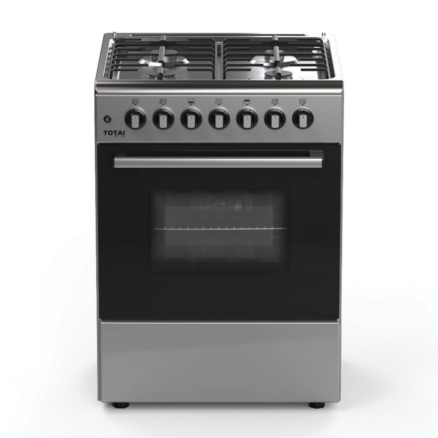TOTAI 4 BURNER + ELECTRIC OVEN 03/T700 SILVER