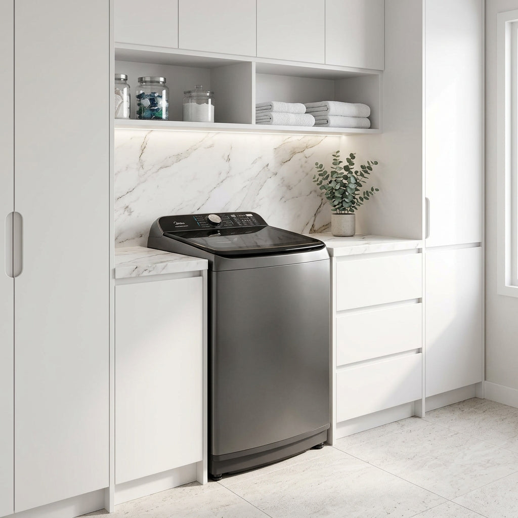 MIDEA W/MACHINE 11KG T/LOADER SILVER