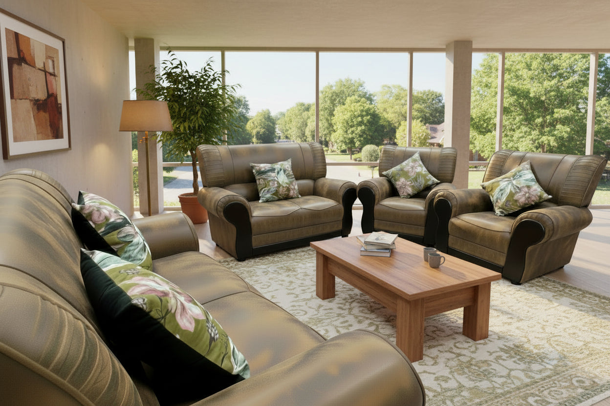 ROSE 4PC L/SUITE BROWN