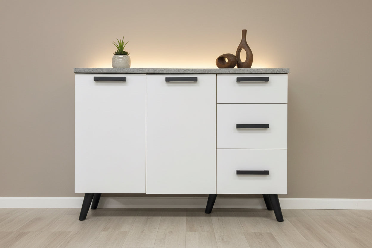Mw 920 3dr base uk oak +Snow White - Makoya Home