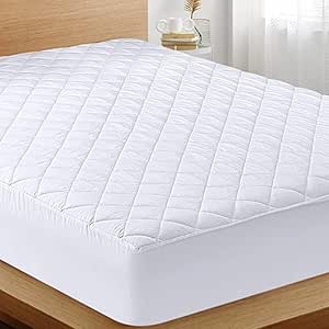 Bedding-Quilted W/proof Matt Protector Dbl