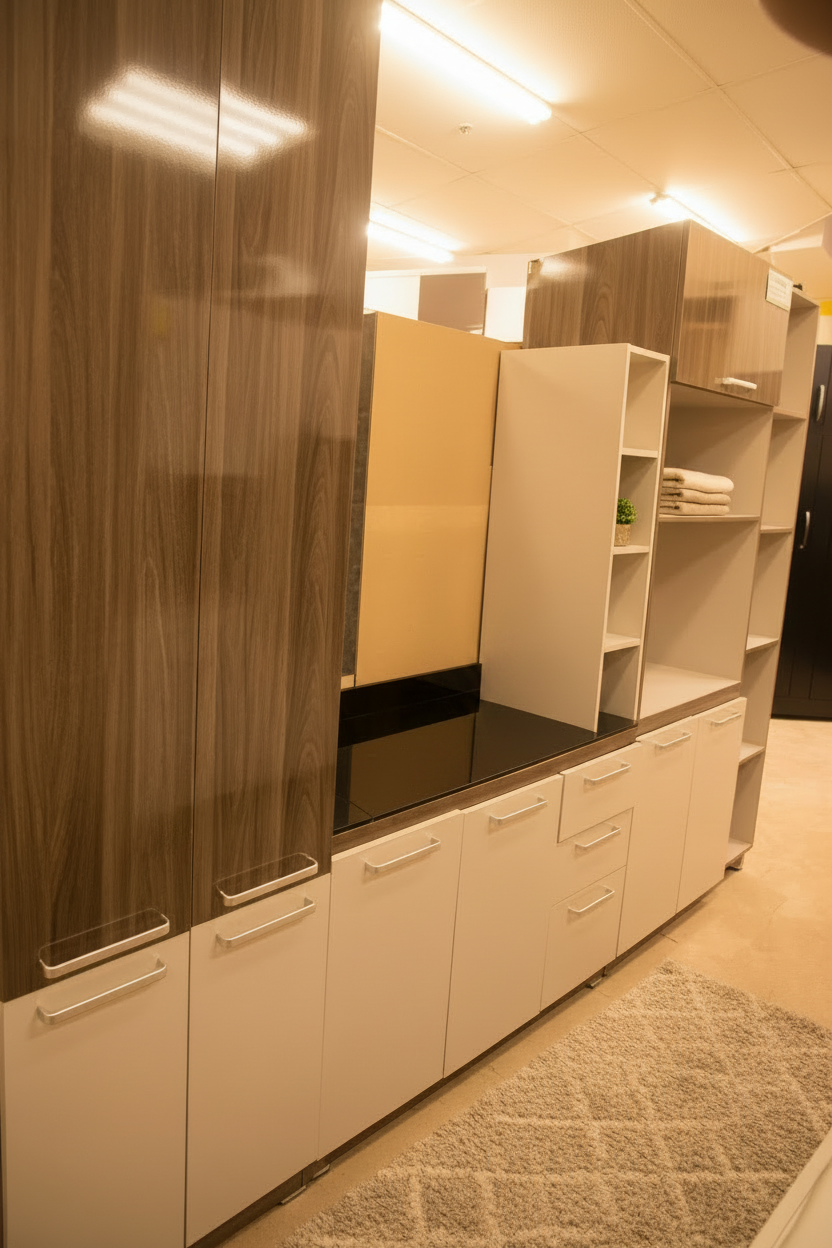 Mw BR 821 4pc K/scheme Alpine oak+Cappucino