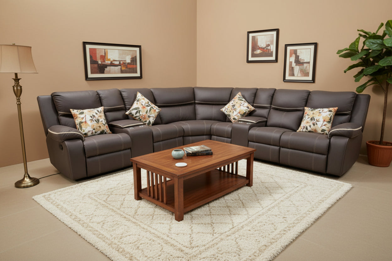 SOHO 6PC CNR DAYBED 1 ACT+2cup l/s brown