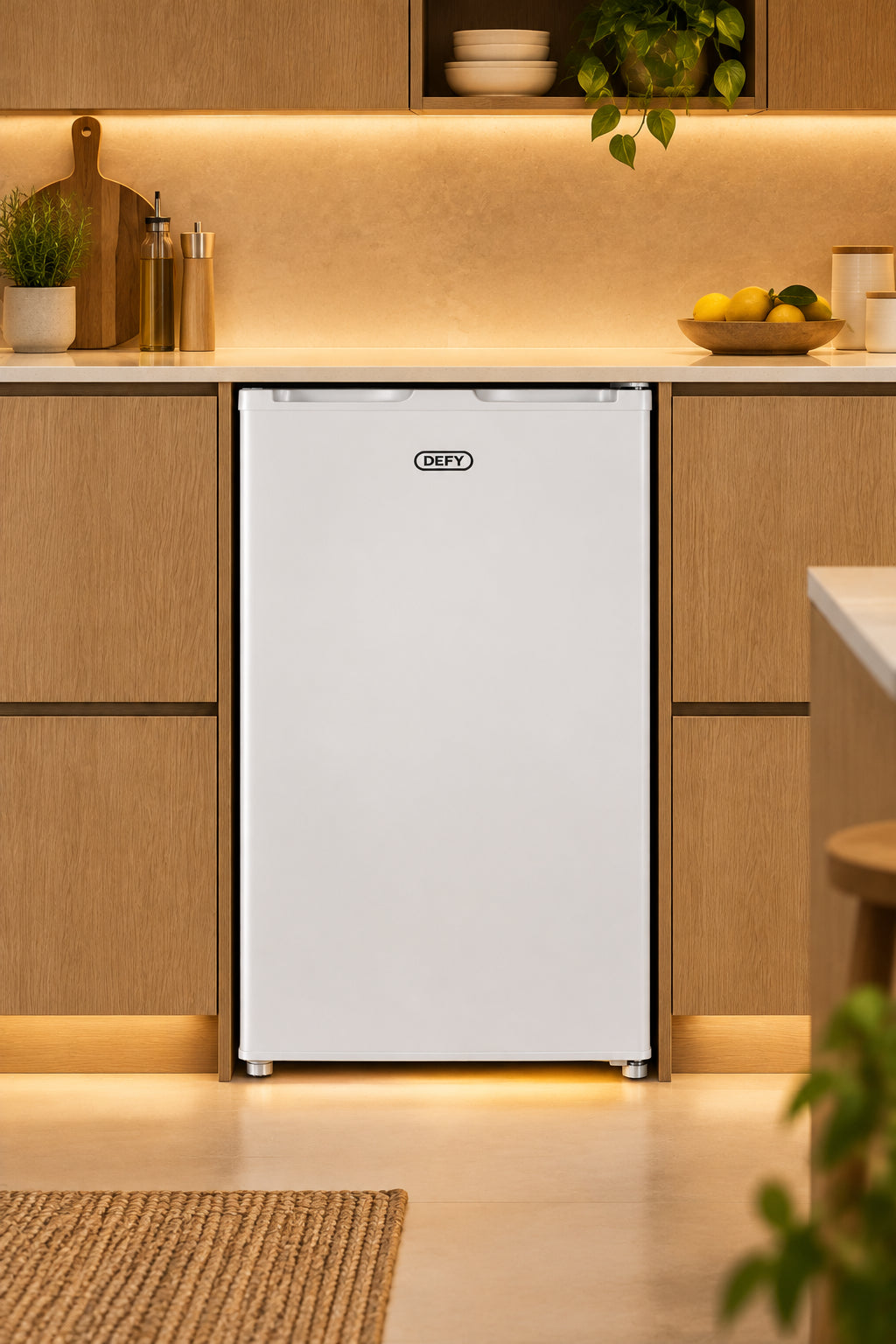 Defy 93L Bar Fridge White - Makoya Home