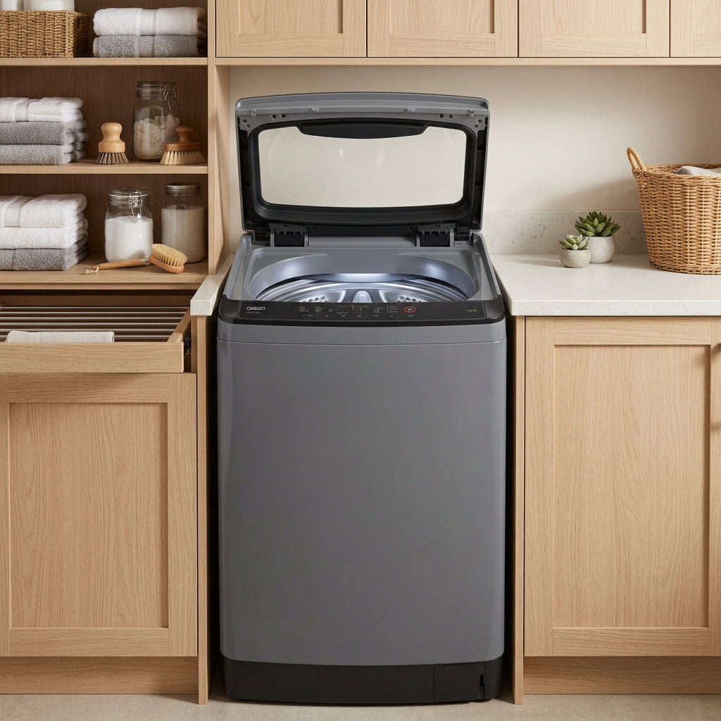 Defy 160 Top Loader Washing Machine - Manhattan Grey - Makoya Home