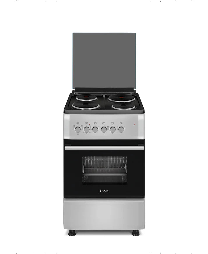 FERRE 4PLT ELECTRIC STOVE SILVER