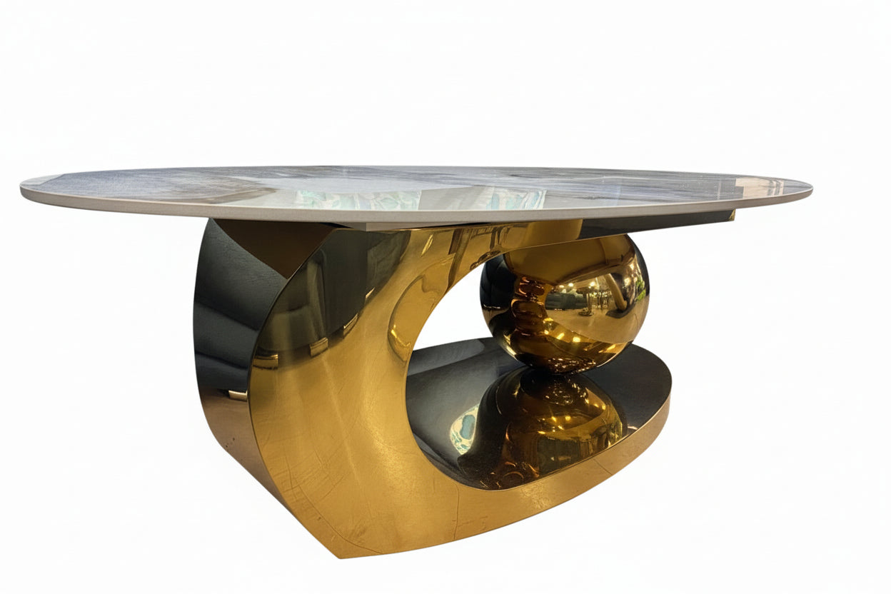 COFFEE TABLE C916 2PC GOLD