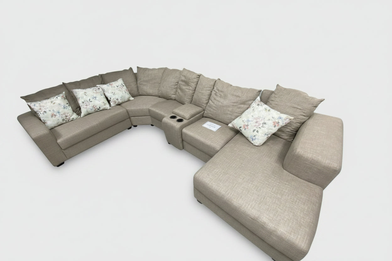Hazel Cnr + Chase L/suite Beige Linen