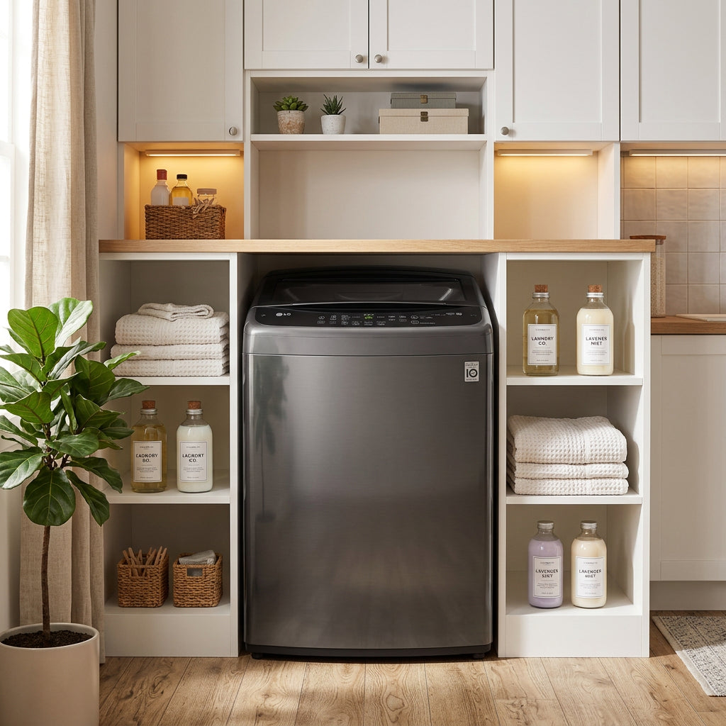Lg W/Machine 18Kg T/Loader M/Blk (T18Vindht2) - Makoya Home