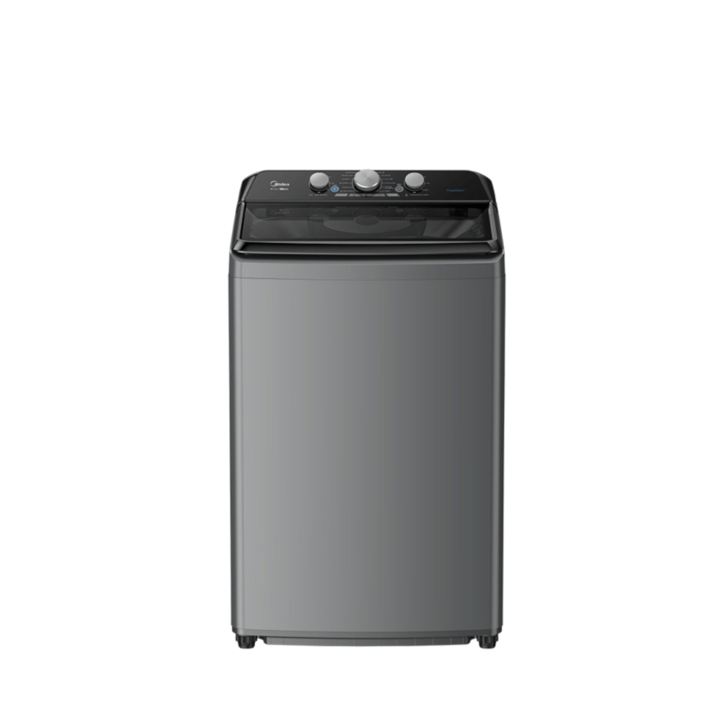 MIDEA W/MACHINE 18KG T/LOADER MET BLK