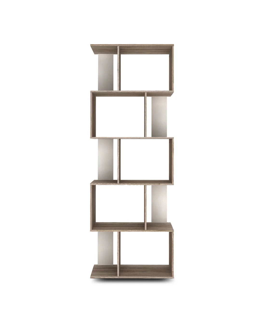 MW6806 BOOK SHELF OAK+WHITE