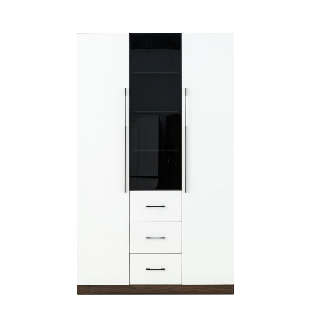 Mw 33gl 3dr Robe White Woodgrain