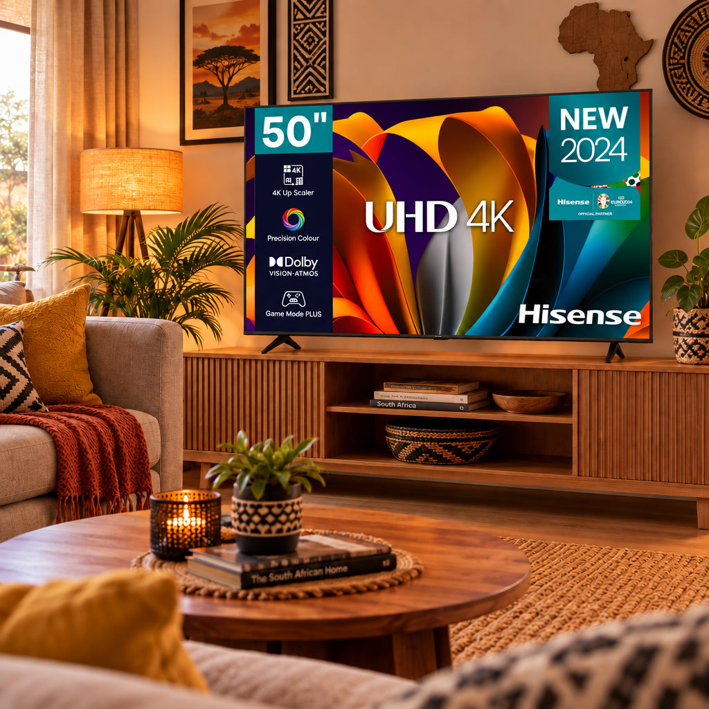 Hisense 50-inch Smart 4K UHD TV - 50A6N - Makoya Home