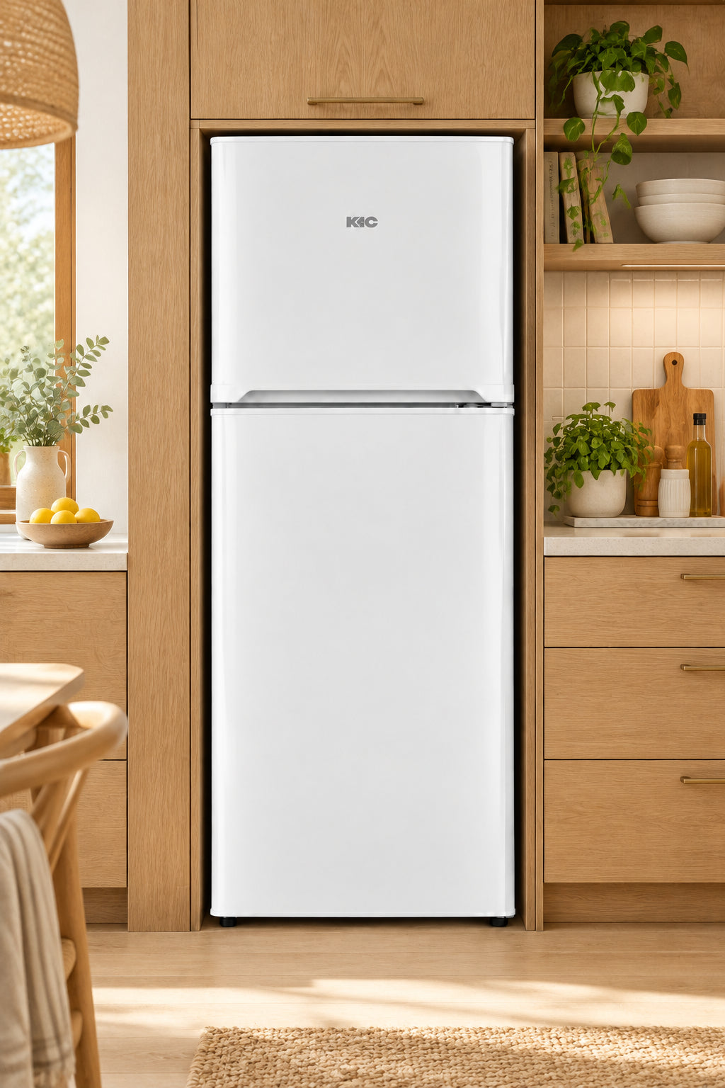 Kic Fridge 518/2 White 2Yr Gurantee - Makoya Home