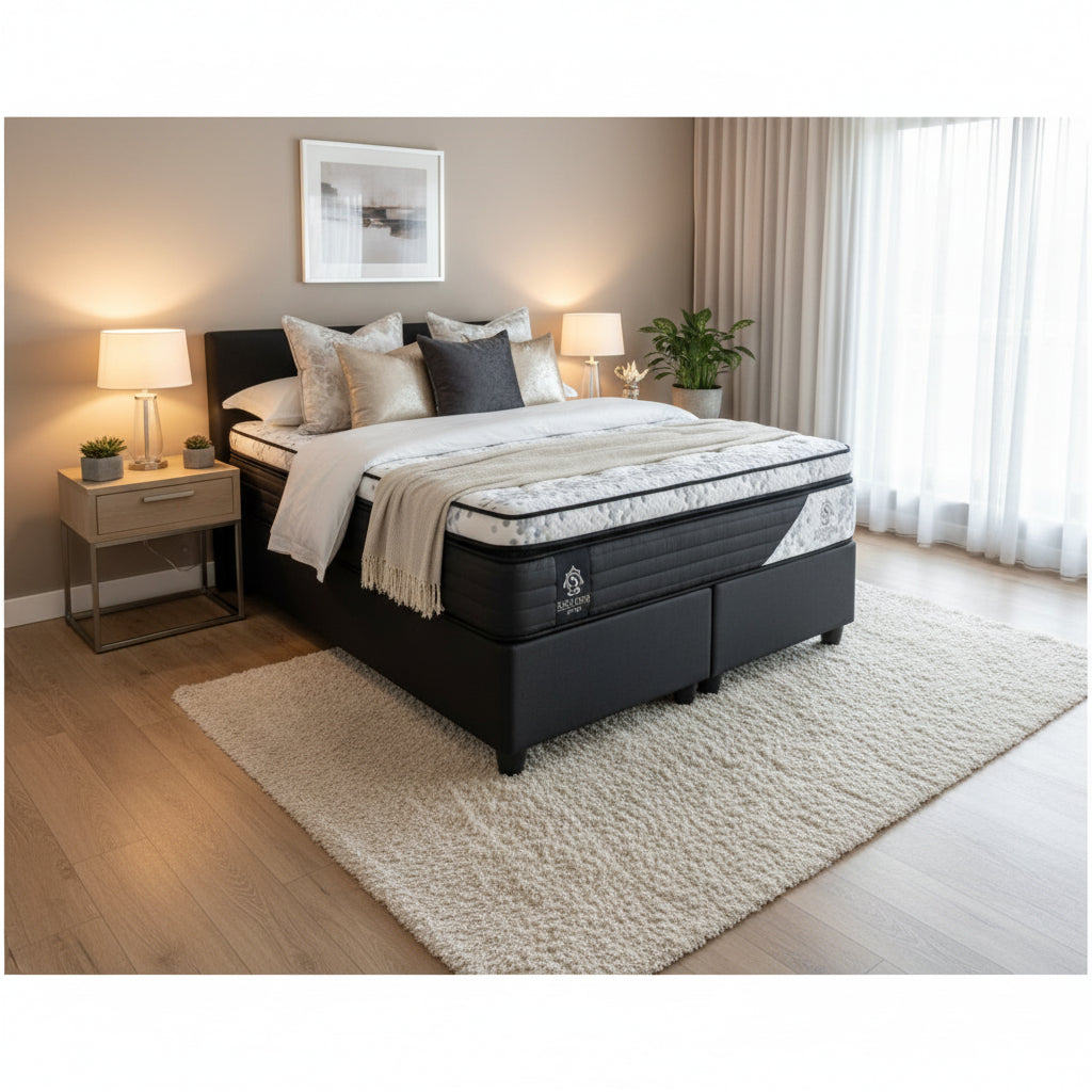 Kurl In Siena Tufted Queen Bed