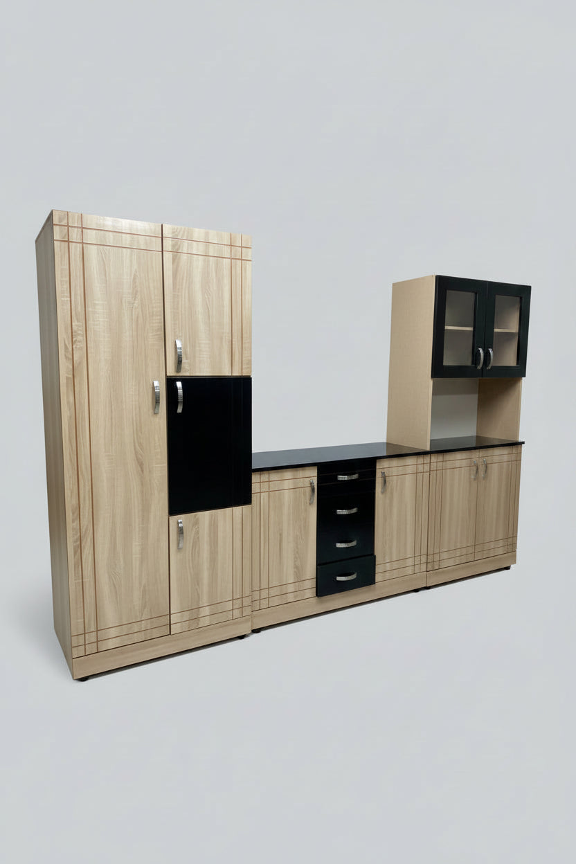 Florence 3Pc K/Scheme Brown - Makoya Home