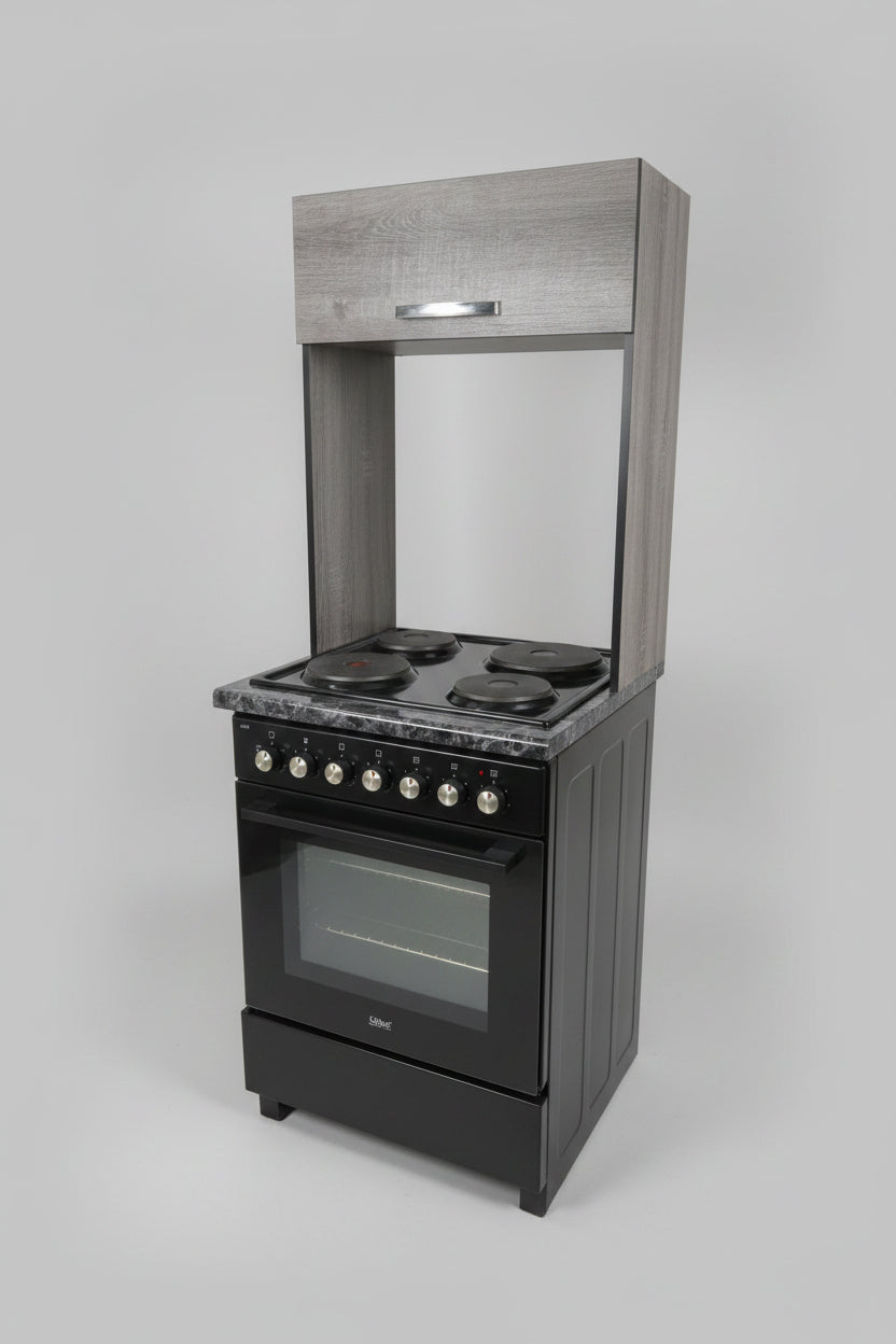 CHINESE 2DR SINGLE METAL BLK&WHT 109-2E SINK