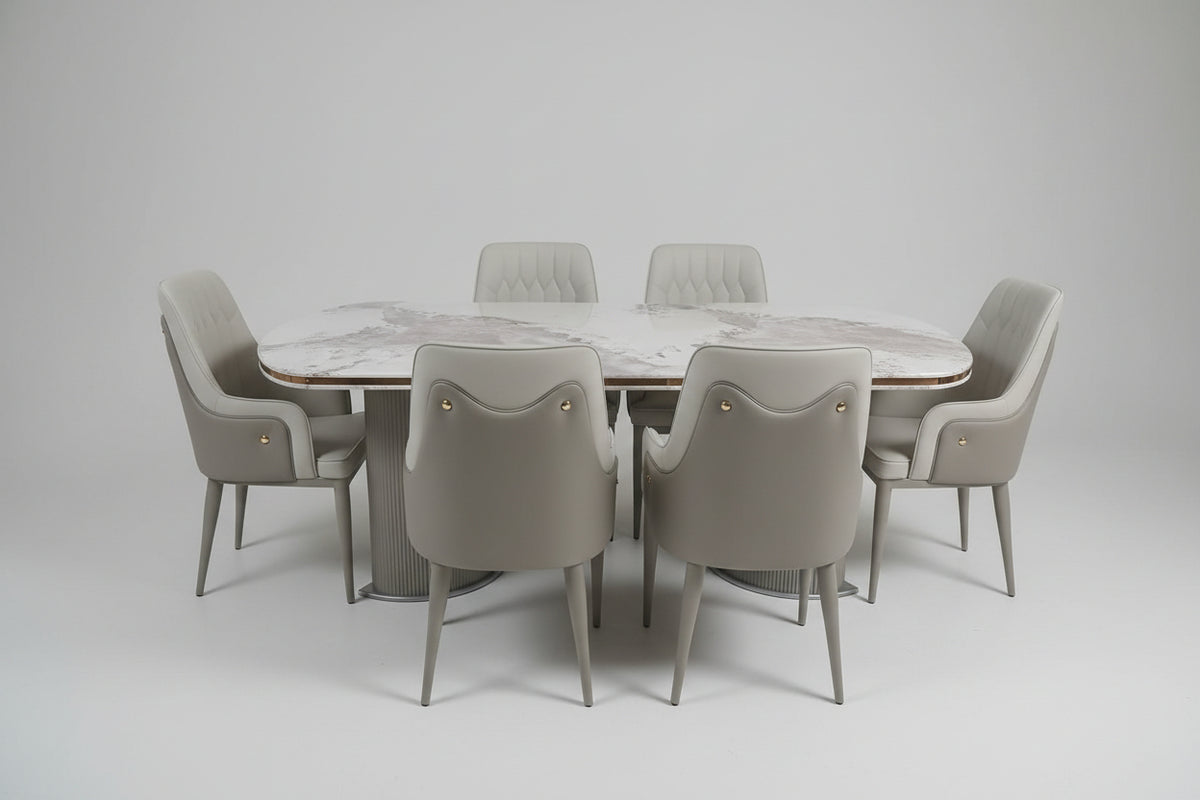 X009 9PC Stone Drs - Makoya Home