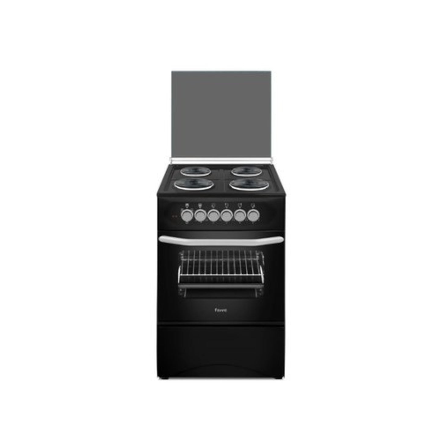 OBAC 4PLT ELEC STOVE MATT BLK
