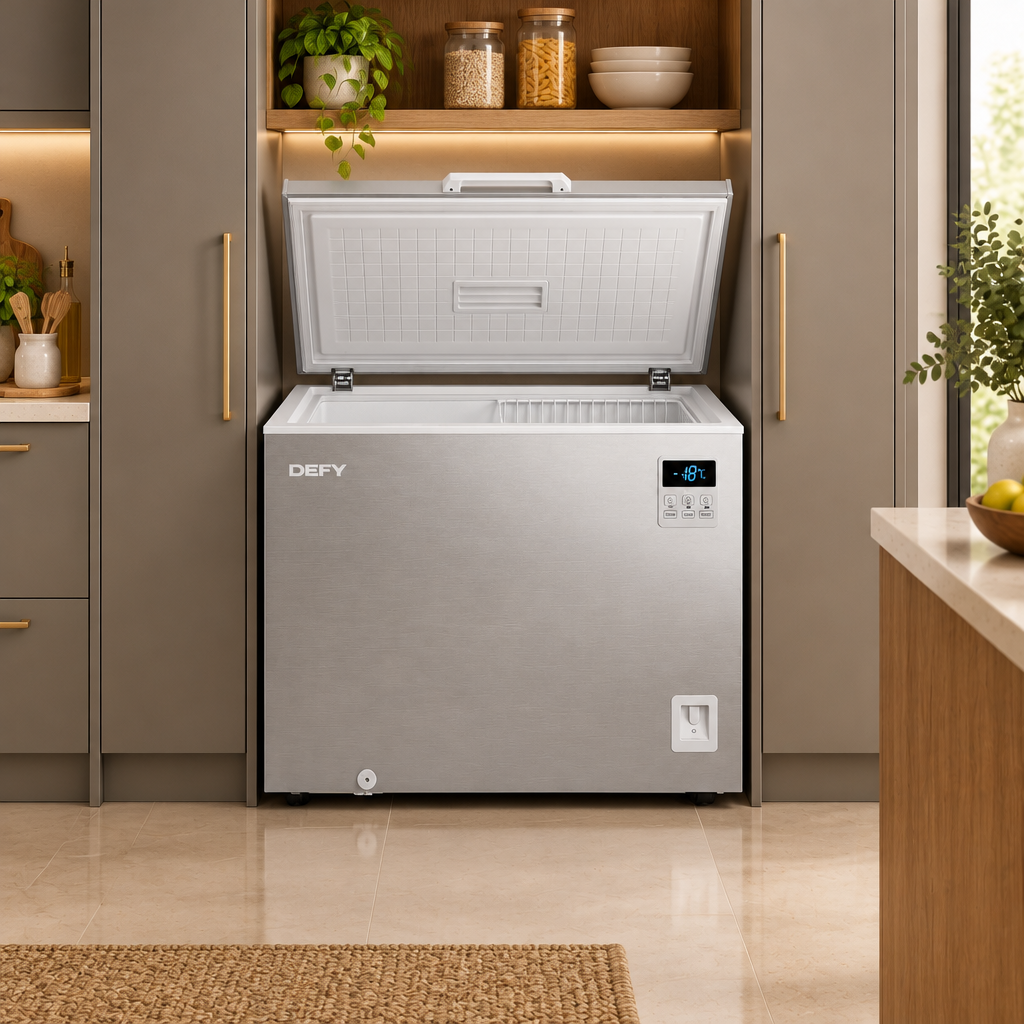 Defy Chest Freezer Dmf 451 210 Lt Met - Makoya Home