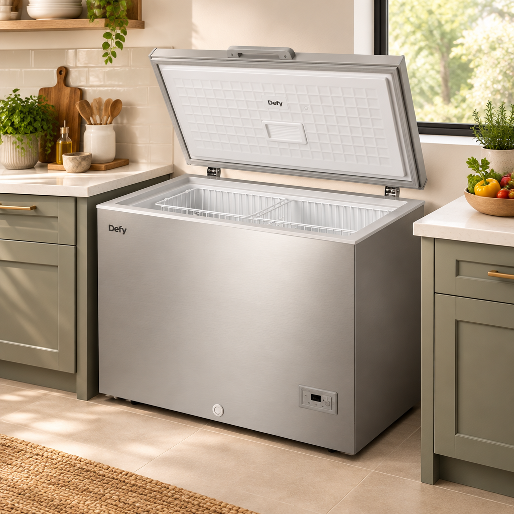 Defy Chest Freezer Dmf474 300Lt Metallic - Makoya Home