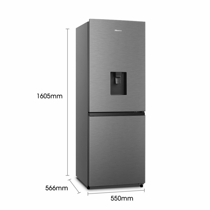 HISENSE FRIDGE H310 BI W/D MET