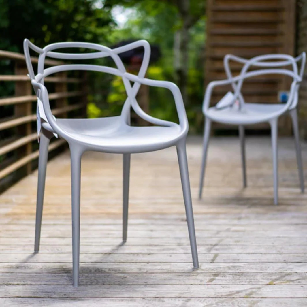 MW CH6 CHAIR SQUIGGLE GREY