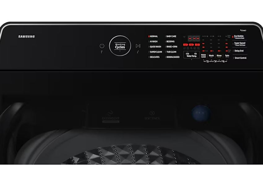 SAMSUNG W/MACHINE AI T/LOADER CHARCOAL 15KG WA80F5S5CF