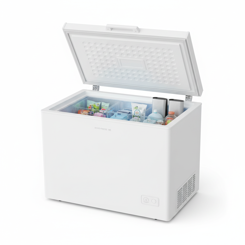 ZERO GAS/ELEC CHEST FREEZER 120LT + WHT