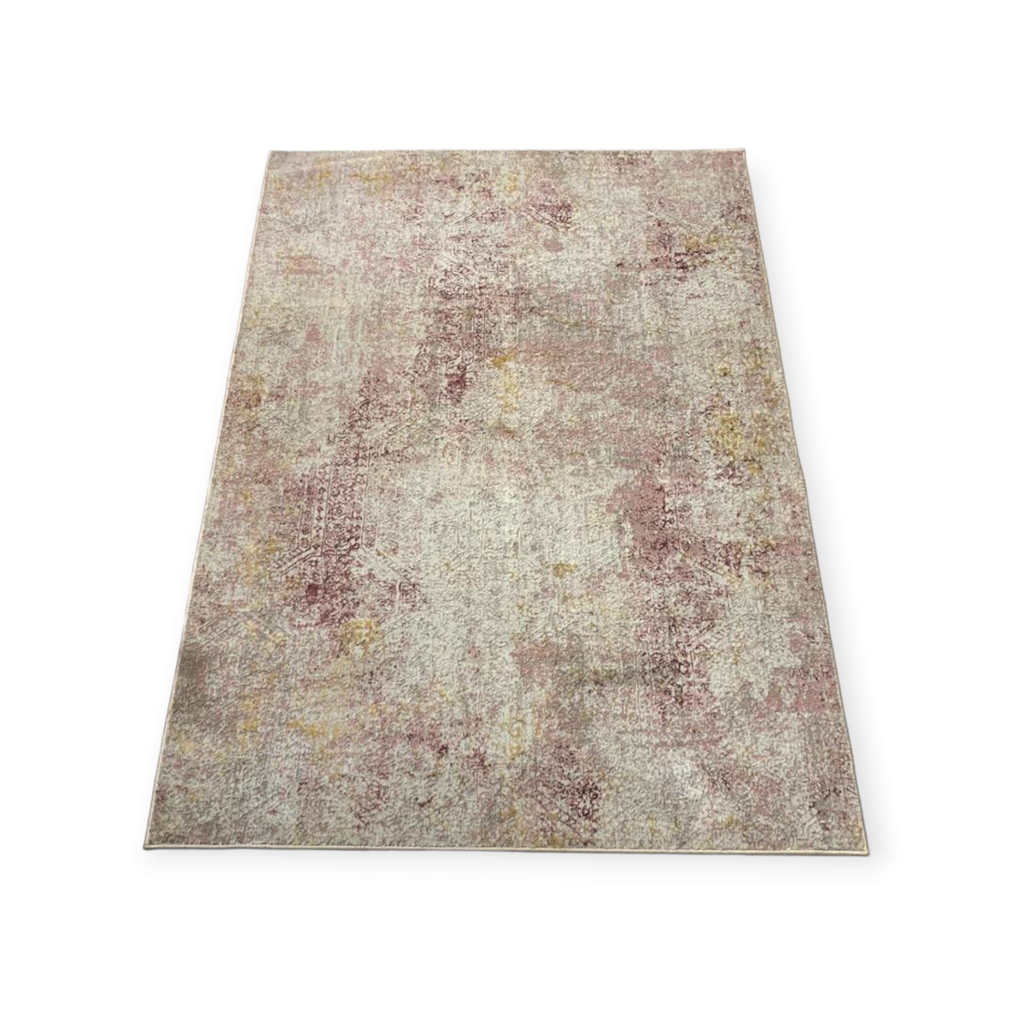 Emporium Turkish Rug - Pink / Silver