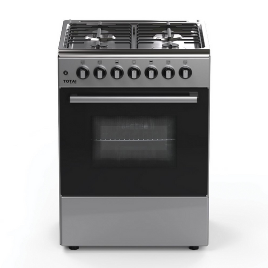 TOTAI 4 BURNER + ELECTRIC OVEN 03/T700 SILVER