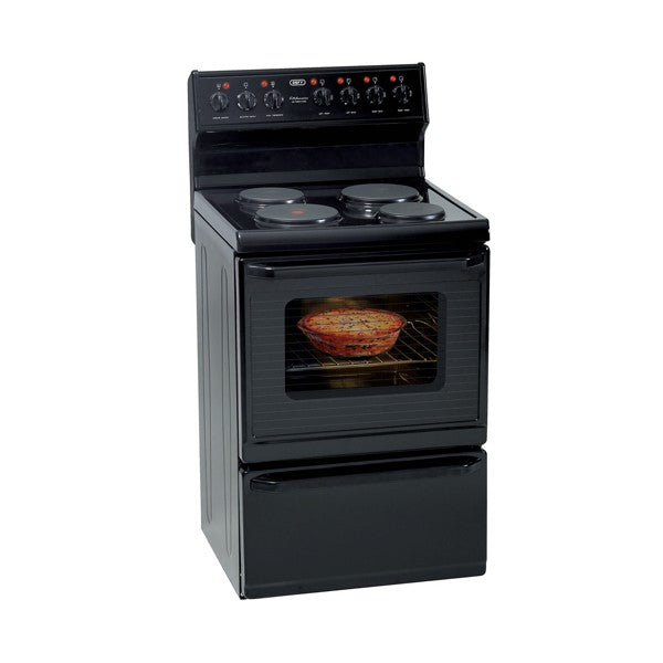 DEFY STOVE DSS694X 4PLT KITCHENAIRE BLK