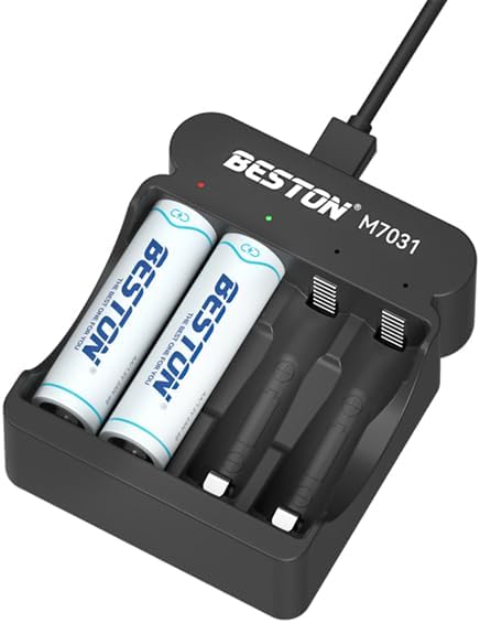 Condere Charger + 4pc Rechargeable Aabattery