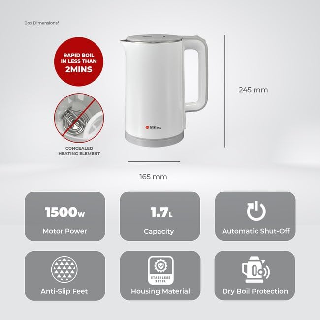 Condere Kettle 1.7l Plastic