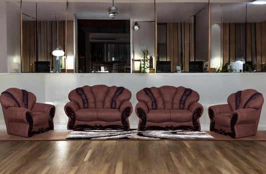 SHELBY 4PC L/S BROWN