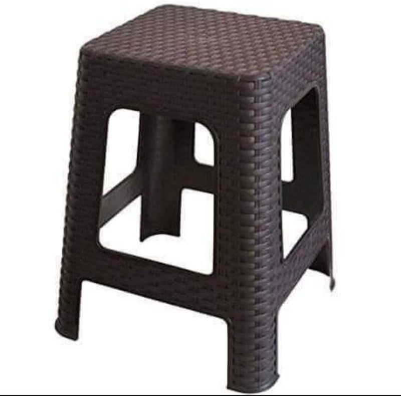 Plastic Stool Rattan