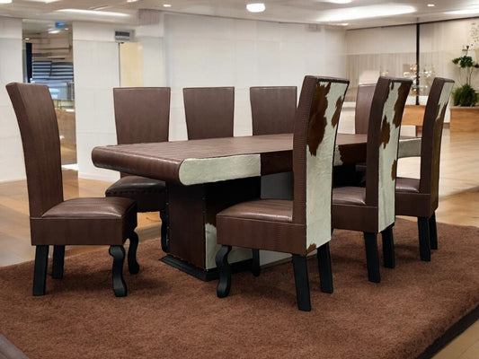TOP DECK 8 SEAT CHAIRS + NGUNI TABLE