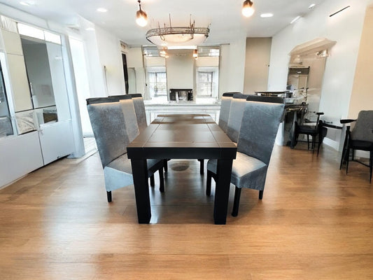 RIO 7PC DINING ROOM SUITE GREY