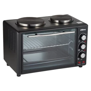 Digimark 23l Elec Mini Over + 2plt Stove Black