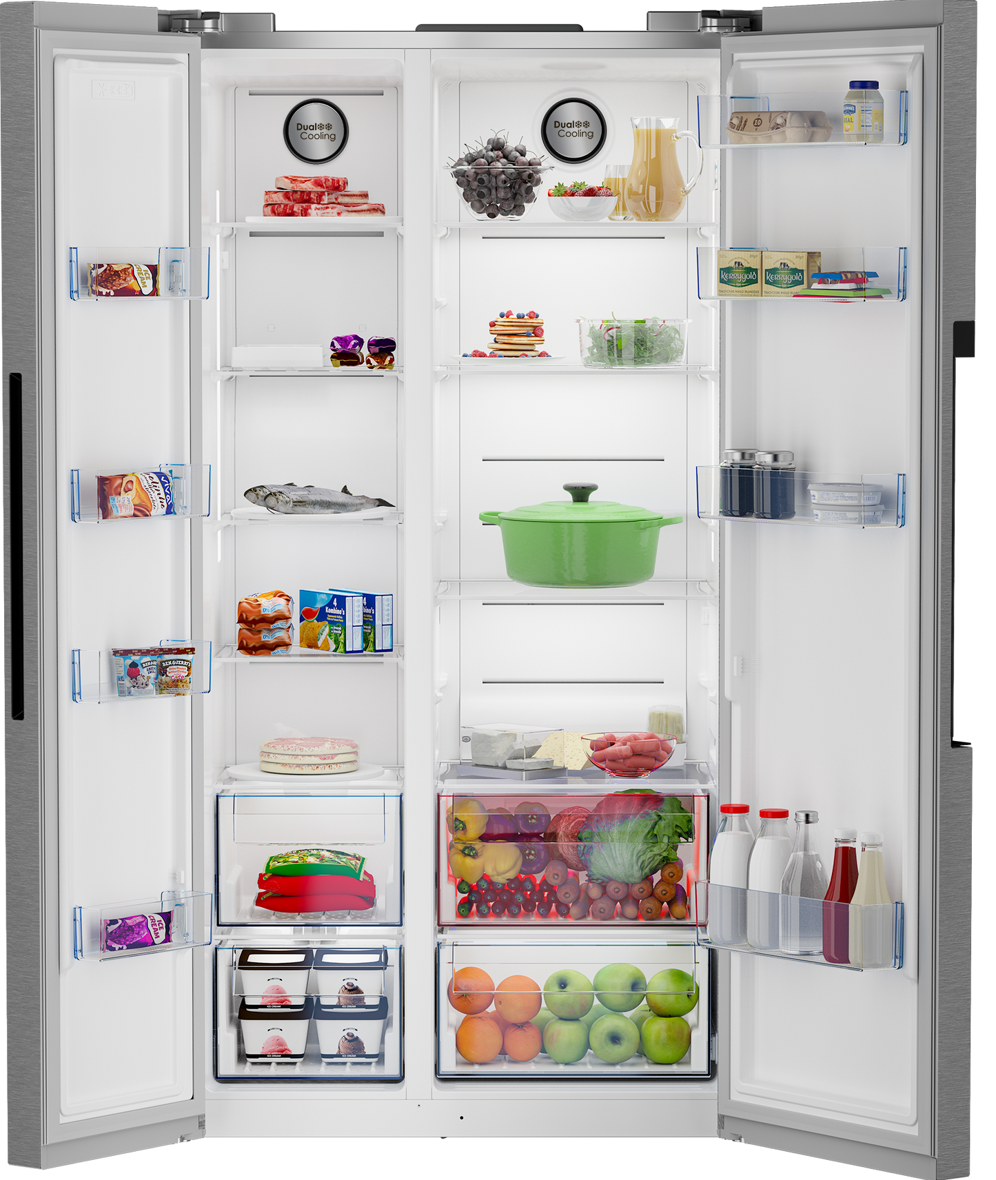 DEFY FRIDGE DFF536 D300 SBS F740 ECO