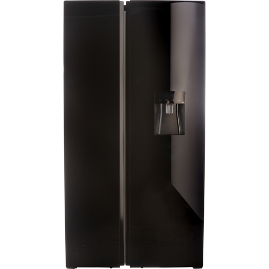 DEFY FRIDGE DFF456 GLASS W/D BLK