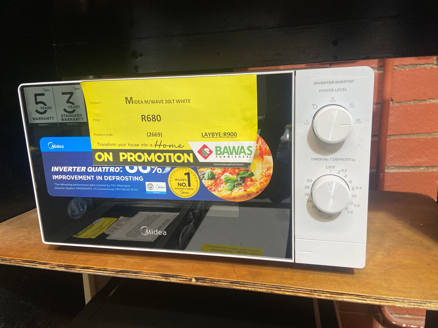 MIDEA M/WAVE 20LT WHT