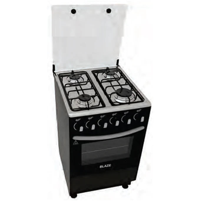 Blaze 6 Burner Gas Stove Black