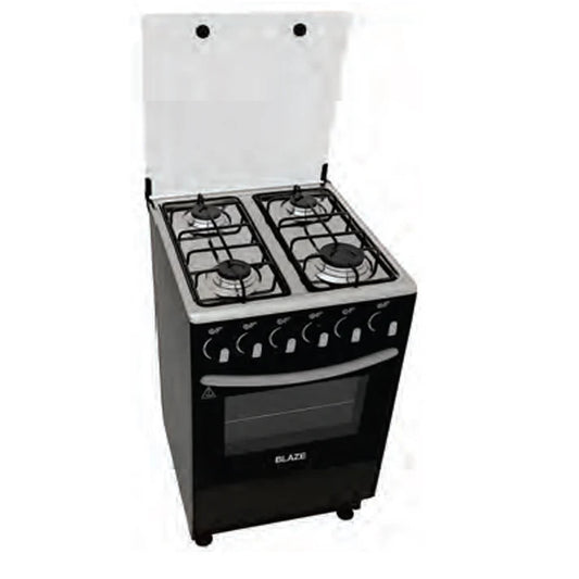 Blaze 6 Burner Gas Stove Black