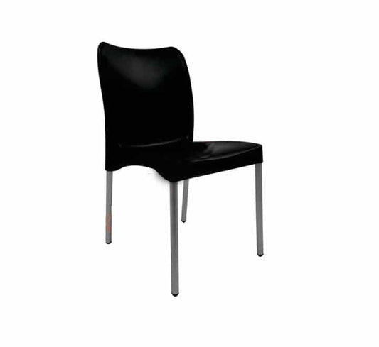 Chair Cafe Armless Melat Legs Black