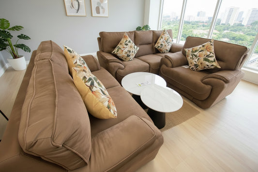 Picasso 321 Lounge Suite Lined Gold
