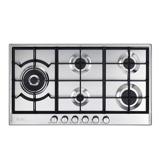 Elba Hob Gas 5burner Single Size Classic