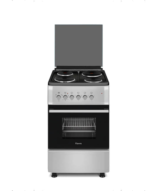 FERRE 4PLT ELECTRIC STOVE SILVER