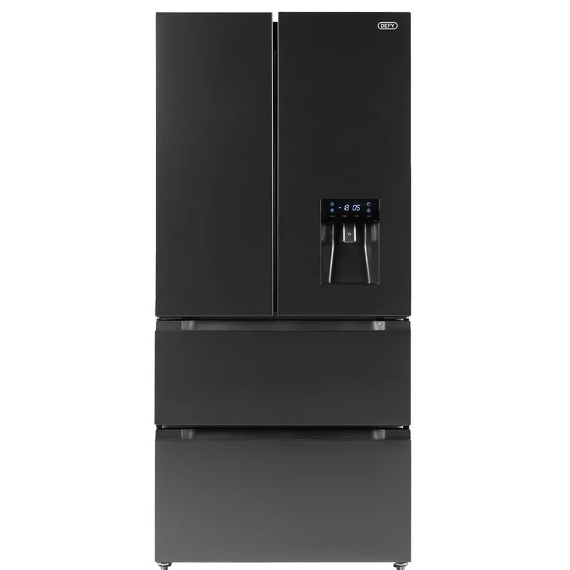 DEFY FRIDGE DFF440 FRENCHDOOR W/D BLK