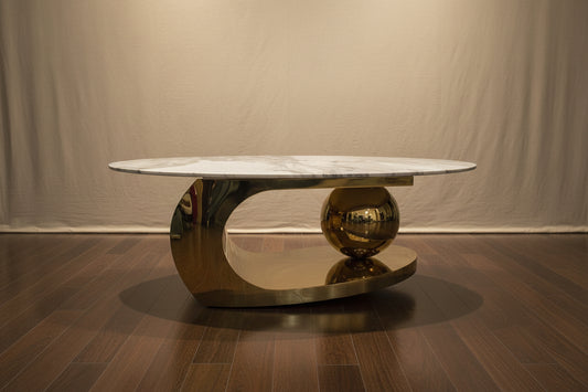 COFFEE TABLE C916 2PC GOLD
